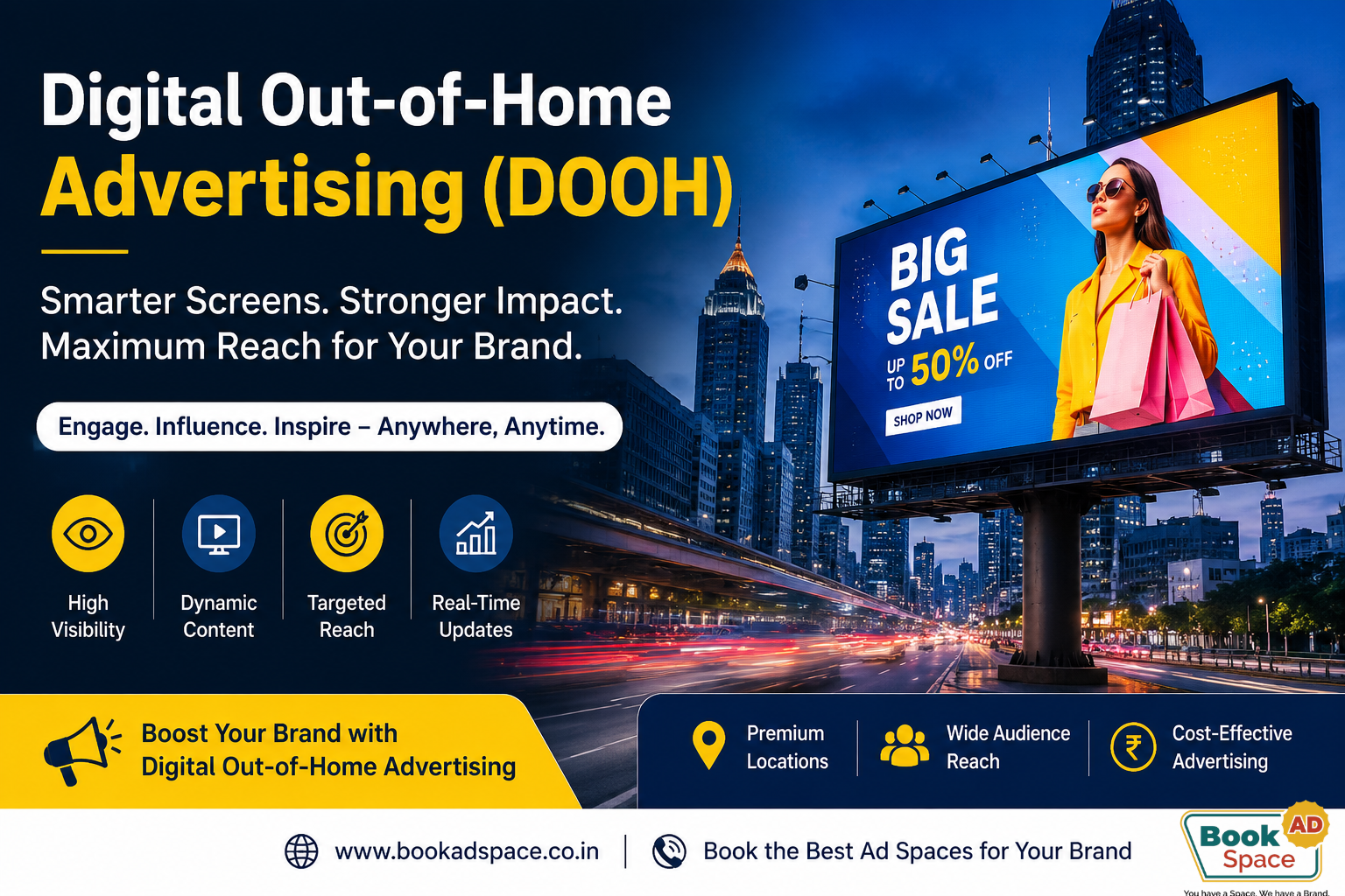Digital Out-of-Home Advertising (DOOH) Guide - Digital Billboard and Outdoor LED Advertising